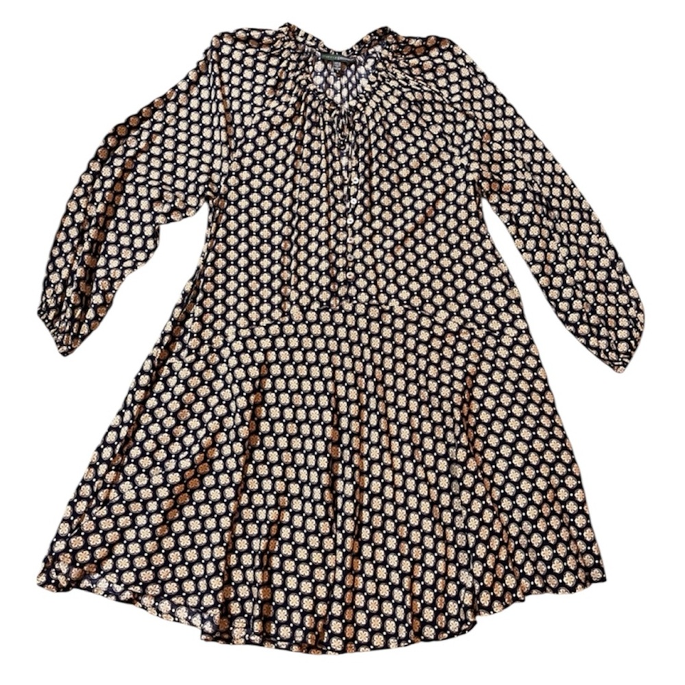 New SHANNON PASSERO Stylish Black and Cream Dress. Small. Perfect for spring!